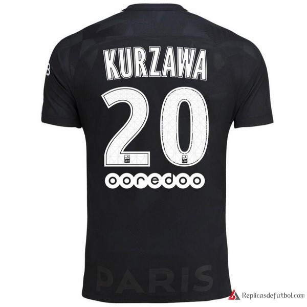 Camiseta Paris Saint Germain Tercera equipación Kurzawa 2017-2018